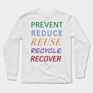 The Waste Hierarchy Long Sleeve T-Shirt